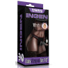 LoveToy Gode Ceinture Vibrant Easy Strap-On 12 x 3.7 cm Marron